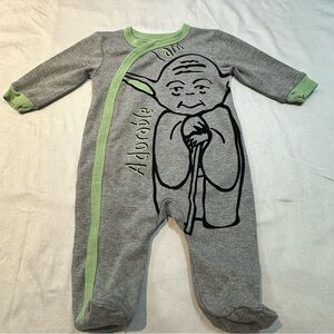 Star Wars - Gray and Green Kids One Piece sleeper/romper